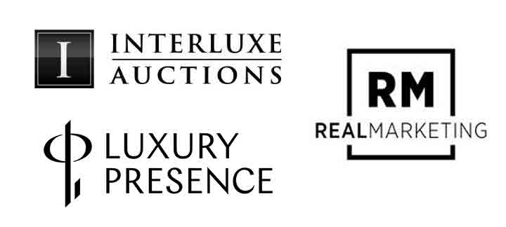 2026 Sponsors — Interluxe Auctions, Luxury Presence, Real Marketing